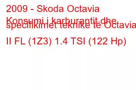 2009 - Skoda Octavia
Konsumi i karburantit dhe specifikimet teknike të Octavia II FL (1Z3) 1.4 TSI (122 Hp)