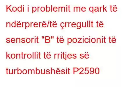 Kodi i problemit me qark të ndërprerë/të çrregullt të sensorit 