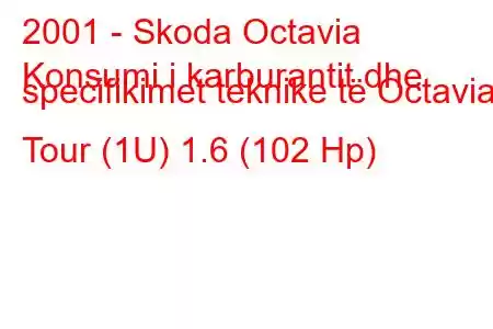 2001 - Skoda Octavia
Konsumi i karburantit dhe specifikimet teknike të Octavia I Tour (1U) 1.6 (102 Hp)