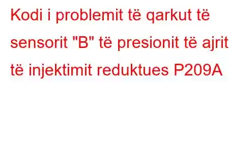 Kodi i problemit të qarkut të sensorit 