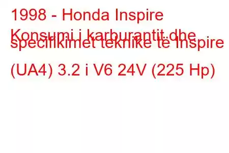 1998 - Honda Inspire
Konsumi i karburantit dhe specifikimet teknike të Inspire (UA4) 3.2 i V6 24V (225 Hp)