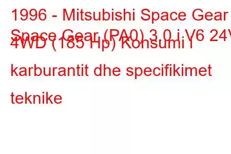 1996 - Mitsubishi Space Gear
Space Gear (PA0) 3.0 i V6 24V 4WD (185 Hp) Konsumi i karburantit dhe specifikimet teknike