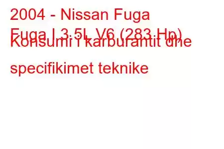 2004 - Nissan Fuga
Fuga I 3.5L V6 (283 Hp) Konsumi i karburantit dhe specifikimet teknike