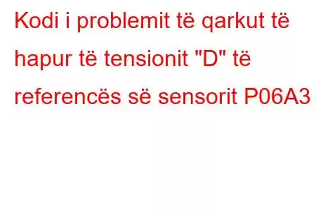 Kodi i problemit të qarkut të hapur të tensionit 