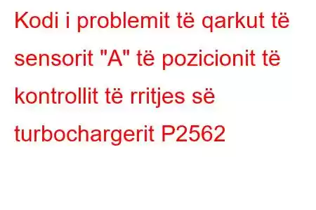 Kodi i problemit të qarkut të sensorit 