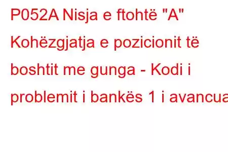 P052A Nisja e ftohtë 