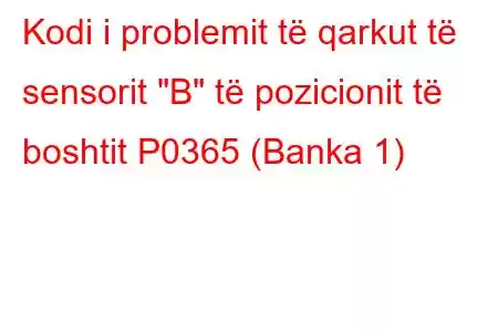 Kodi i problemit të qarkut të sensorit 