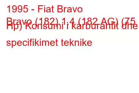 1995 - Fiat Bravo
Bravo (182) 1.4 (182.AG) (75 Hp) Konsumi i karburantit dhe specifikimet teknike