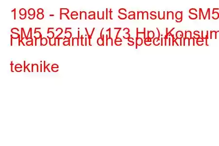 1998 - Renault Samsung SM5
SM5 525 i V (173 Hp) Konsumi i karburantit dhe specifikimet teknike