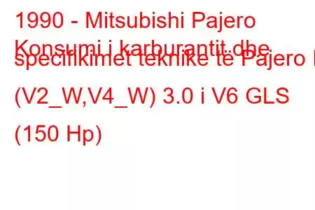 1990 - Mitsubishi Pajero
Konsumi i karburantit dhe specifikimet teknike të Pajero II (V2_W,V4_W) 3.0 i V6 GLS (150 Hp)