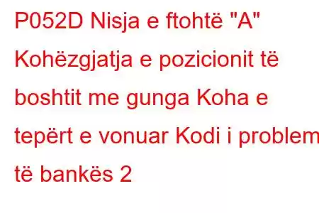 P052D Nisja e ftohtë 