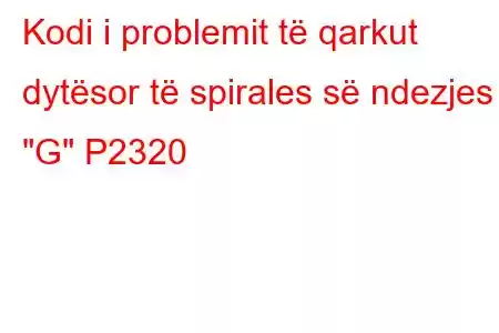 Kodi i problemit të qarkut dytësor të spirales së ndezjes 