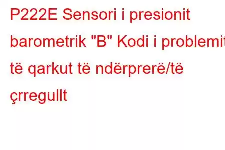 P222E Sensori i presionit barometrik 